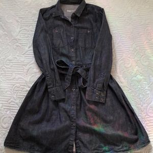 Gap 1969 denim circle dress EUC western chic